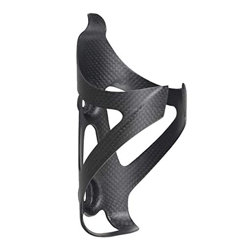 Dreamworldeu - Portabidón ligero 3K de carbono para bicicleta de montaña y de carreras, Negro n.º 3 mate.