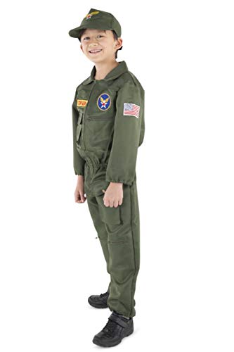 Dress Up America Disfraz de Pilotoo de la Fuerza aérea de niños