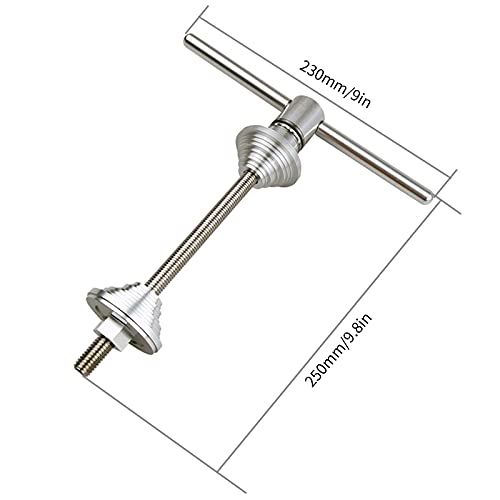 Drisubt Kit De Prensa De Rodamientos De Bicicleta Herramienta De Compresión De Bicicleta Kit De Prensa De Rodamientos De Bicicleta De Montaña Juego De Pedalier De Herramientas De Ciclismo