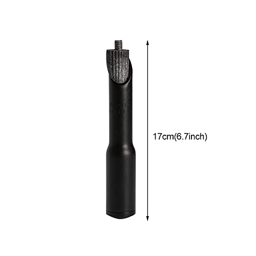 DSFSAEG Extensor de bicicleta para bicicleta, adaptador frontal, pieza de tubo de dirección elevada (negro, tamaño: 22,2 mm)