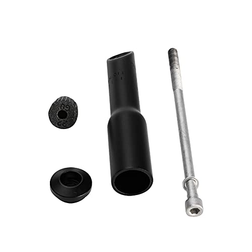 DSFSAEG Extensor de bicicleta para bicicleta, adaptador frontal, pieza de tubo de dirección elevada (negro, tamaño: 22,2 mm)