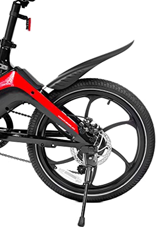 DUCATI Mg20 Bicicleta eléctrica de Ciudad, Unisex Adulto, Rojo, Talla única