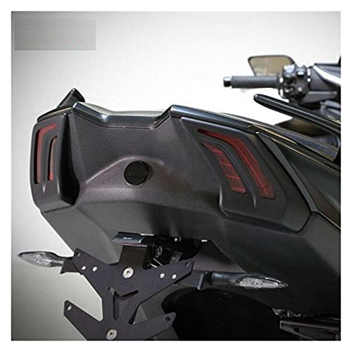 Dull Apto para yamaha T-MAX TMAX 530 2017 2017 2019 Tapa de la luz de la señal de giro Capas de cáscara de cola mate negra (Color : Matte black)