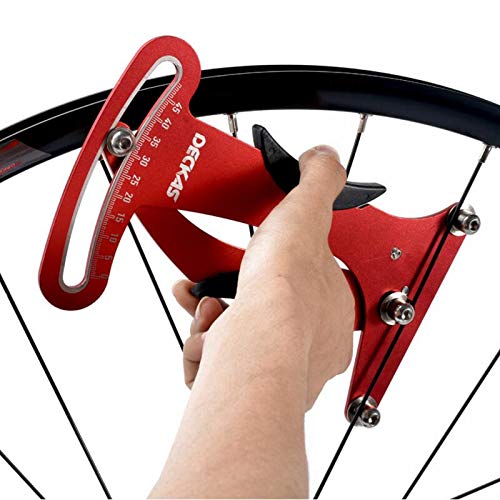 DUNRU Bici Habló TensióMetro Medidor de indicador de Bicicleta Tensiometer Bicycle Spoke Tension Wheel S Tool Herramienta de reparación de radios de Bicicleta Medidor TensióN Radios Bicicleta