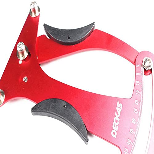 DUNRU Bici Habló TensióMetro Medidor de indicador de Bicicleta Tensiómetro Bicicleta Spoke Tension Wheel Tool Rojo Medidor TensióN Radios Bicicleta (Color : Red)