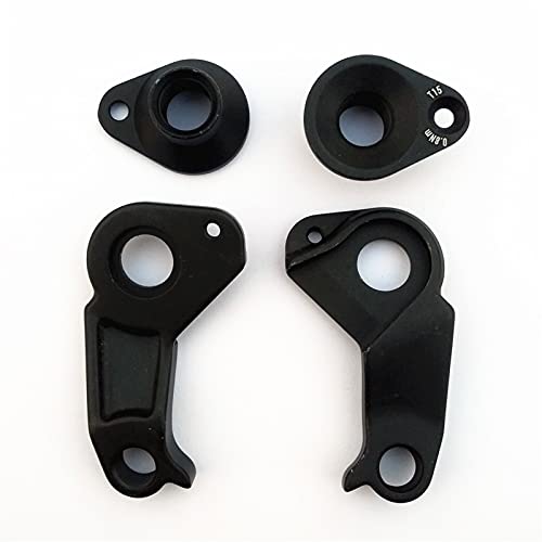 Duradera 1pc engranaje de bicicleta trasera Desperilleur suspensión Mech Dropout para Ghost ASKET LECTOR ROKET GHOST HYBRIDE LANAO AL KATO Fantasma GHM09-022 Fáciles de reemplazar ( Color : Black )