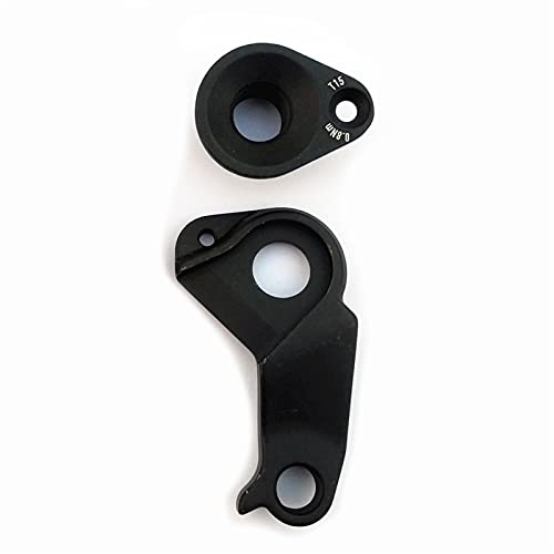 Duradera 1pc engranaje de bicicleta trasera Desperilleur suspensión Mech Dropout para Ghost ASKET LECTOR ROKET GHOST HYBRIDE LANAO AL KATO Fantasma GHM09-022 Fáciles de reemplazar ( Color : Black )