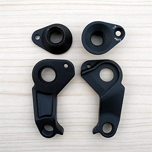 Duradera 1pc engranaje de bicicleta trasera Desperilleur suspensión Mech Dropout para Ghost ASKET LECTOR ROKET GHOST HYBRIDE LANAO AL KATO Fantasma GHM09-022 Fáciles de reemplazar ( Color : Black )