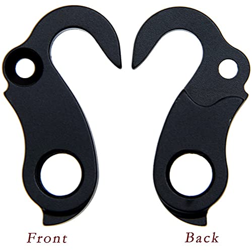 Duradera 2pcs CNC Percha de desviador de Bicicletas para Wilier # Dropwil20 Luna Models 2014 Triestina MontegrappaPa Mech Marcos de Carbono de deserción Fáciles de reemplazar (Color : Black)