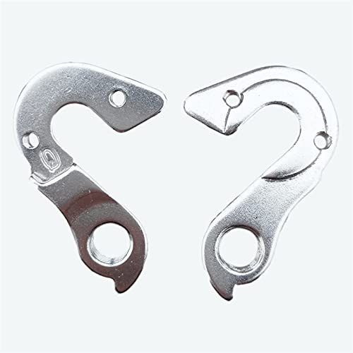 Duradera Percha de desviador de Bicicleta 2pc para Granville # RT532 Corratec Megamo Kross Nashbar NS Bikes Viper Botecchia Frame Kinesis Dropout Fáciles de reemplazar (Color : Silver)