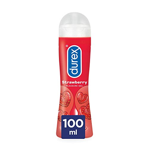 Durex Lubricante Sabor y Aroma Fresa de Base Agua - 100 ml