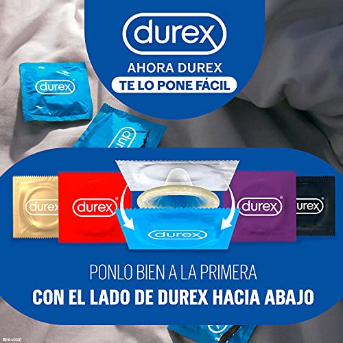 Durex Preservativos Invisibles Super Finos para Maximizar la Sensibilidad, el más fino de Durex* - 12 condones