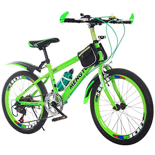 DX Bicicleta Estudiante Carretera Carretera al Aire Libre Niños y niñas Montaña Trave 20 Pulgadas Velocidad 200b u200bAdjustabl