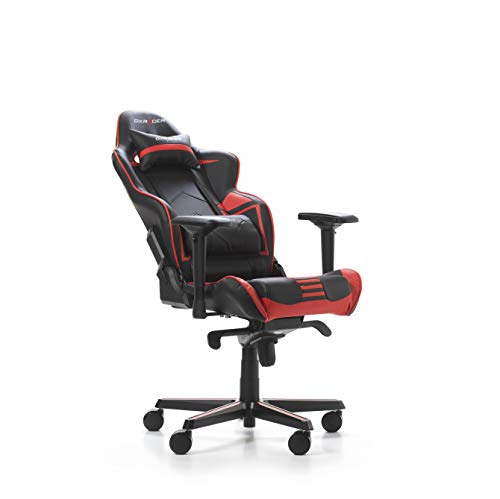 DXRacer (el Original) Racing Pro R131 Silla Gaming, Cuero sintético, Negro & Rojo, 165-195 cm