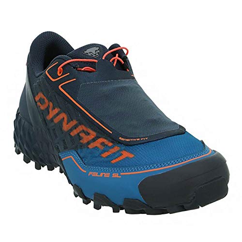 Dynafit Feline SL Men's Alpine Running Shoes, Bluejay/Shocking Orange - Azul, 45
