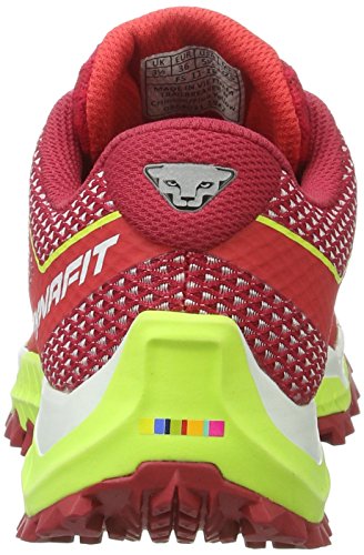 Dynafit Trailbreaker W, Zapatillas de Running para Asfalto Mujer, Rojo (Crimson/Fluo Yellow), 37 EU