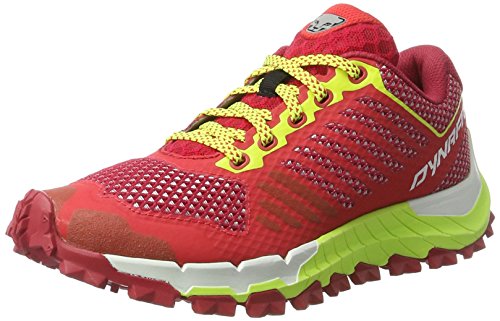 Dynafit Trailbreaker W, Zapatillas de Running para Asfalto Mujer, Rojo (Crimson/Fluo Yellow), 37 EU