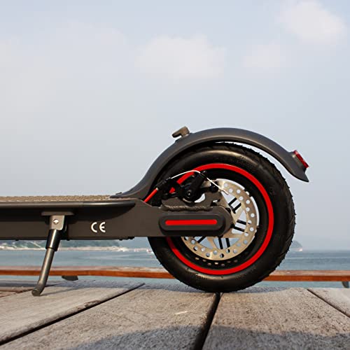 E- SCOOTER Patinete eléctrico H7 con Certificado CE para Adultos, Patín 350W, Scooter Plegable en aleación de Aluminio, 6Ah 36V, Doble Sistema de Freno y Control de Crucero,Luces,Display