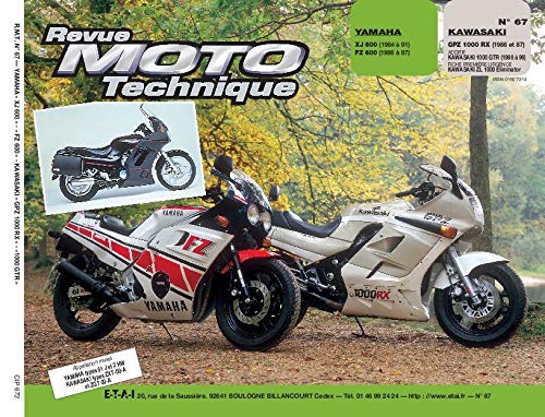 E-T-A-I - Revue Technique RMT 67.2 YAMAHA XJ-FZ 600 (1984 à 1991) et KAWASAKI GPZ 1000 RX (1986 à 1987)