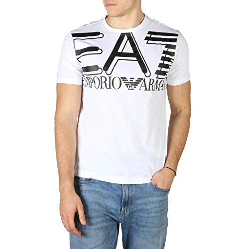 EA7 T-Shirt Uomo Mod. 3HPT09 PJ02Z 1100 White L