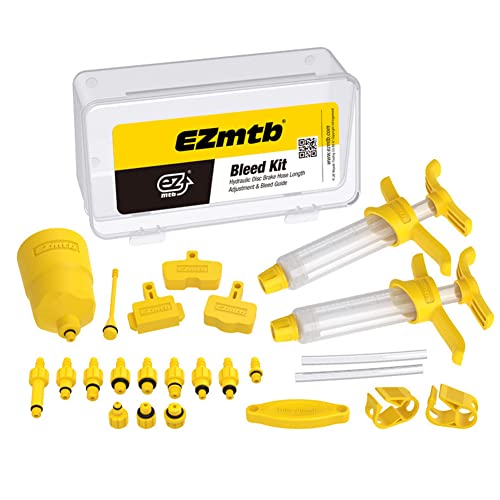 Eachbid Kit de purga de freno para bicicleta universal de disco hidráulico, herramientas de reparación para bicicleta MTB Bike sin líquido