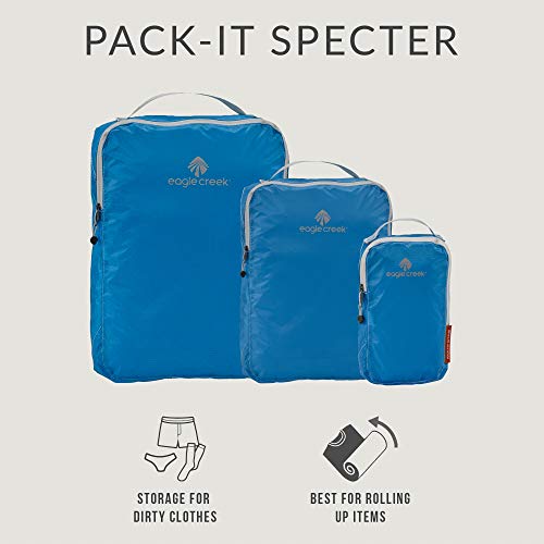 Eagle Creek Pack-It Specter Cube Set (XS, S, M), azul brillante, talla única, juego de cubos de espectro Pack-it