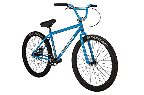 Eastern Bikes Growler 26 pulgadas LTD Cruiser Bike, azul, marco cromado completo