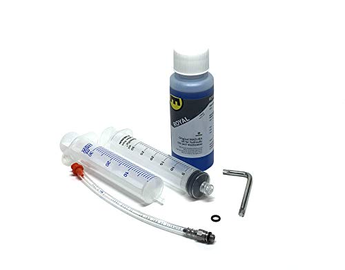 Easybleed Kit de purga para frenos de disco y de llanta Magura con 100 ml de aceite Magura Royal Blood