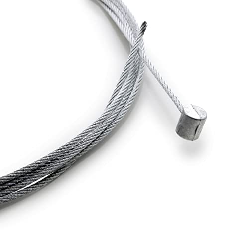 Easyboost Cable de Embrague Ø2mm Universal 2 metros con Abrazadera para Moto y Cross