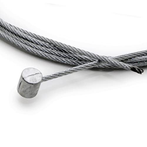 Easyboost Cable de Embrague Ø2mm Universal 2 metros con Abrazadera para Moto y Cross