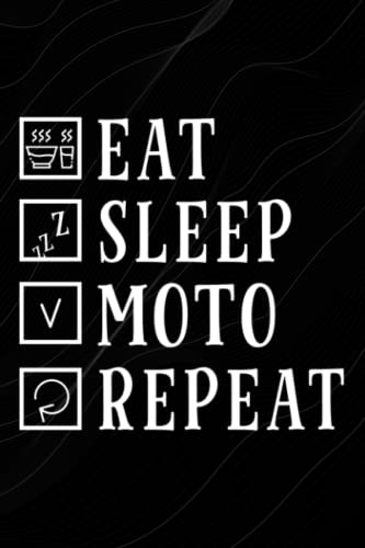 Eat Sleep BMX Repeat Saying Funny Bicycle Gift Motocross Saying Notebook Planner: Moto Journal (Notebook, Diary, Gifts) for girls/boys ,Personal,Personal Budget,Cute