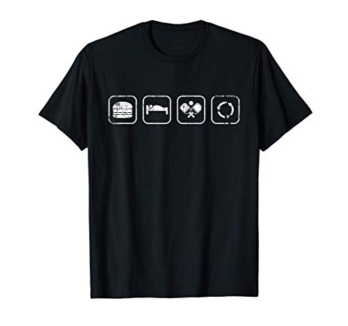 Eat sleep pickleball repeat tennis sport design Camiseta