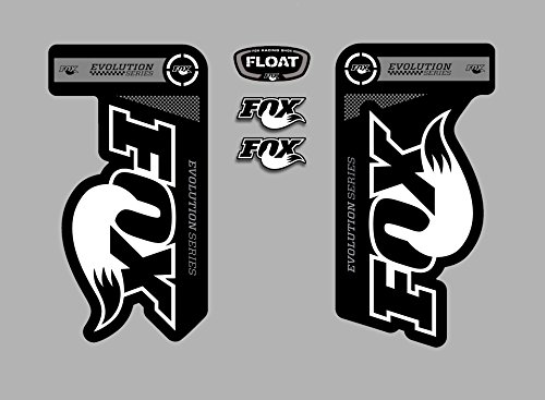Ecoshirt Pegatinas Horquilla Fox Float Evolution Fdp02 Stickers Aufkleber Decals Autocollants Adesivi, Gris