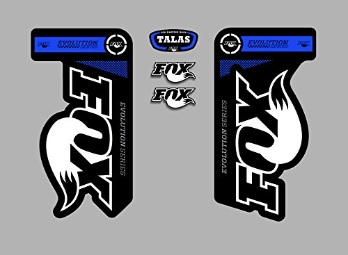 Ecoshirt Pegatinas Horquilla Fox Talas Evolution Fdp03 Stickers Aufkleber Decals Autocollants Adesivi, Azul
