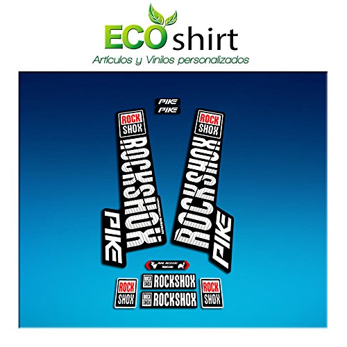 Ecoshirt Pegatinas Stickers Horquilla Rock Shox Pike 2018 Am129 Fork Aufkleber Decals MTB