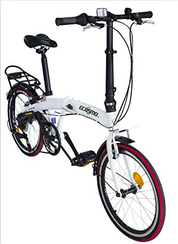 ECOSMO 20"de aleación de Peso Ligero Plegable de la Ciudad para Bicicleta, 12kg - 20AF09W