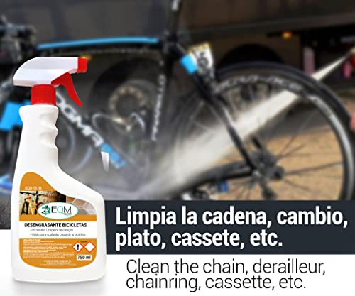 Ecosoluciones Químicas ECO-111B | Desengrasante Neutro para Bicicletas | Protege todas las Piezas | Limpiador Profesional | 750 ml