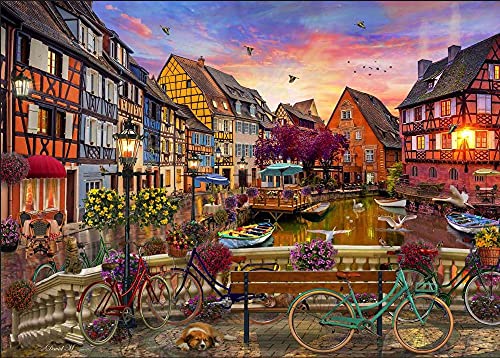 Educa Colmar, Francia. Puzzle de 3000 Piezas. Ref. 19051, Multicolor