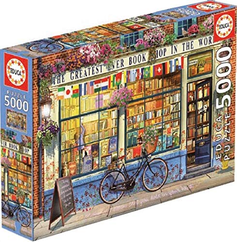 Educa - La Mejor Librería del Mundo Puzzle, 5000 Piezas, Multicolor (18583)
