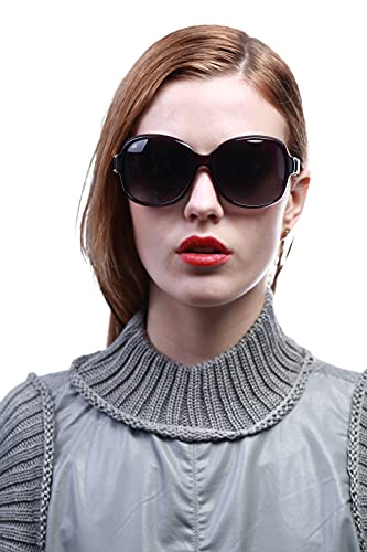 EFE Gafas de Sol Polarizadas para Mujeres Hombres Moda y Elegante Ovaladas de Gran Tamaño Protección UV400 Contra los Rayos Ultravioletas y Luz Brillante para Señoras Violetas Violeta