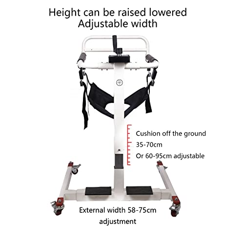 Elevador de transferencia para personas mayores, elevador para silla de ruedas para el hogar, ayuda para el levantamiento de pacientes, elevador de transferencia portátil, silla de ducha para baño p