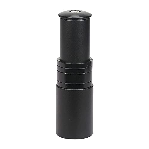 Elevador Manillar Bicicleta,Aleación de Aluminio Extensor de Vástago de Horquilla de Bicicleta,Adaptador de Manillar Para Ciclismo MTB 1-1/8" 28.6mm Negro