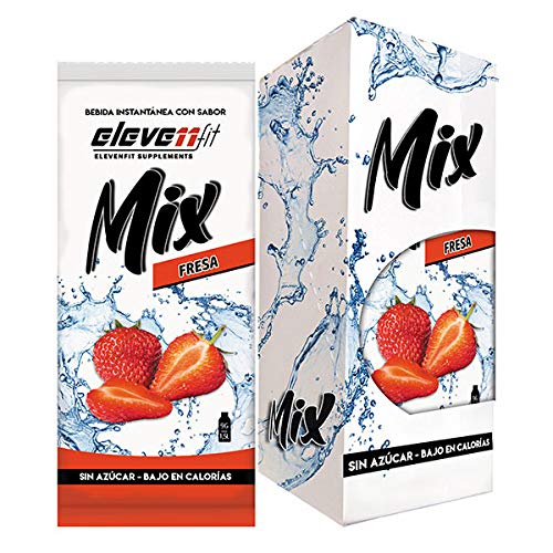 Eleven Fit Caja 12 Uds Mix Sabor Fresa Sin Azúcar 100 g