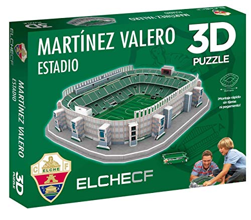 Eleven Force Puzzle 3D Estadio Martínez Valero (Producto Oficial Elche CF), Color (98 Piezas Aprox.)
