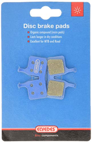 Elvedes 1 Paire Organic Plaquettes de Frein pour Juego de Pastillas de Freno Velo/MTB/E-Bike/Carretera para Magura Mt5/7, Unisex Adulto, Azul