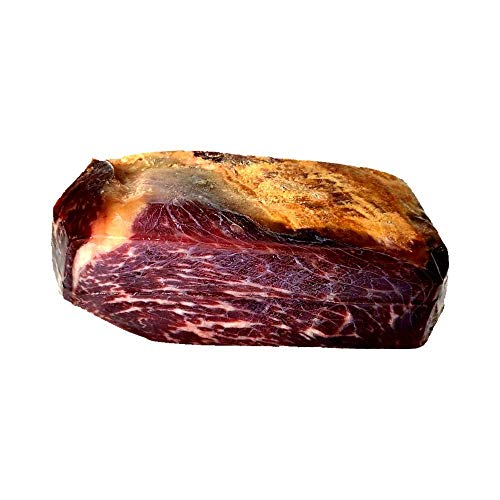 Embutidos Ezequiel Cecina de León de Vaca Igp Taco, Cecina de Vaca 100% Natural Ahumada con Leña de Roble, 700 Gramos