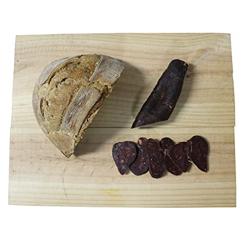 Embutidos Sta. Cruz de Montes | Chorizo Extra de Vaca 100% | Chorizo del Bierzo Ahumado con leña de roble | 3 unidades – 900 gr a 1,1 kg aprox