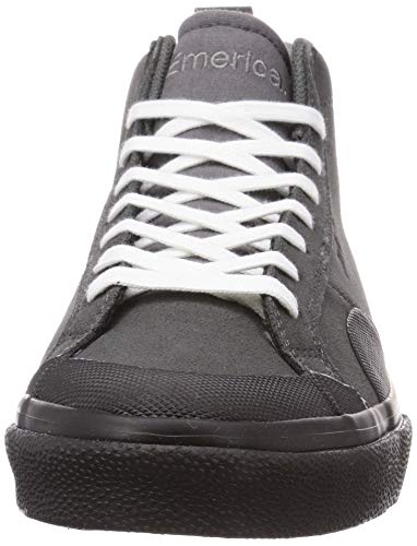 Emerica Zapatos Omen Hi X Santa Cruz para hombre, gris (Gris/Negro), 42 EU