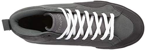 Emerica Zapatos Omen Hi X Santa Cruz para hombre, gris (Gris/Negro), 42 EU