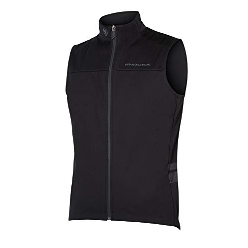 Endura Chaleco de ciclismo de invierno Windchill para hombre II, Negro 20, Medium